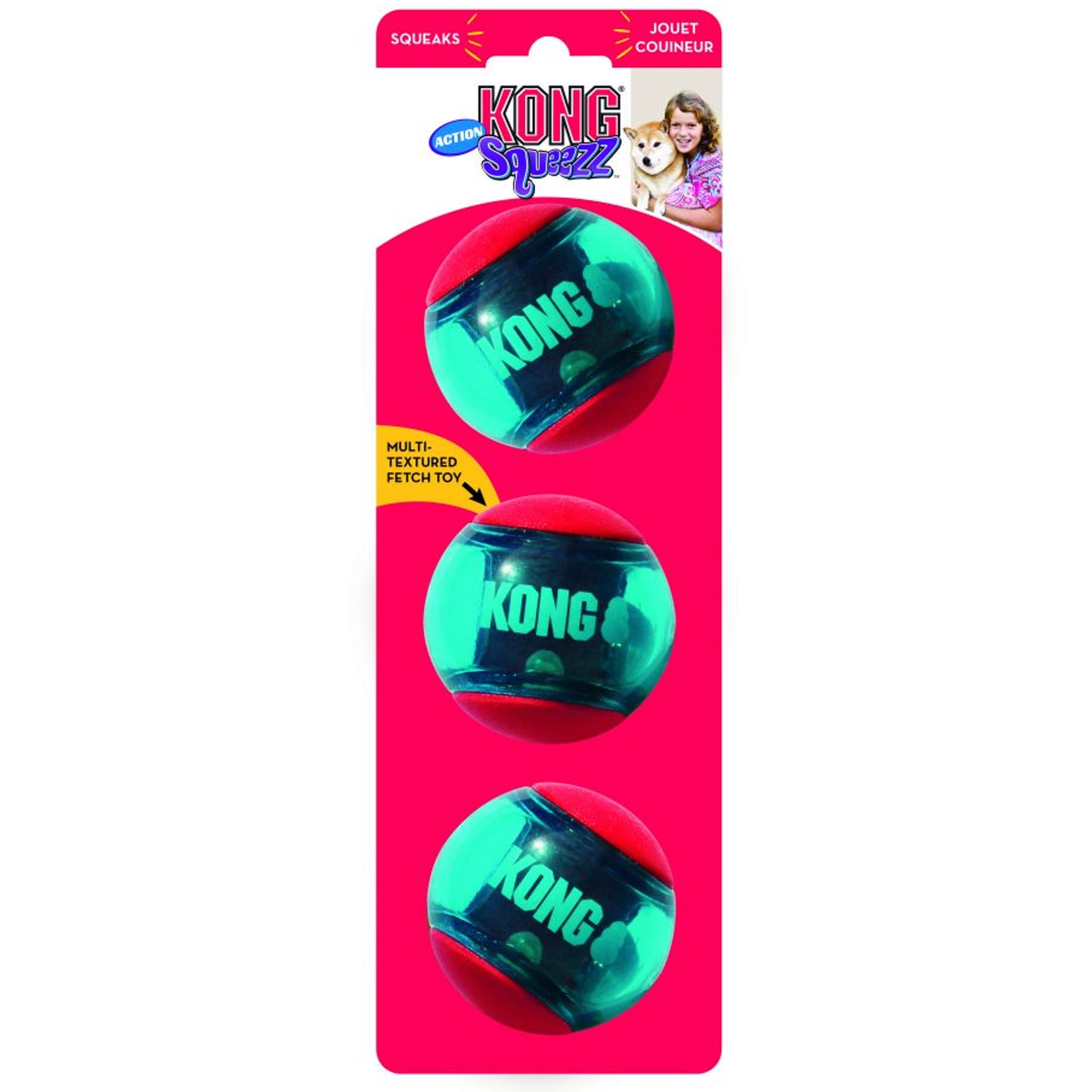 KONG Squeezz Action Ball